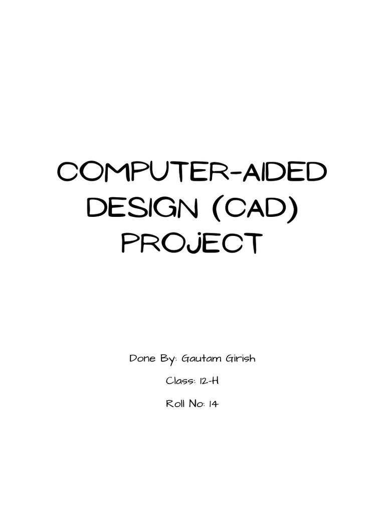 Introduction to Computer-Aided Design | PDF