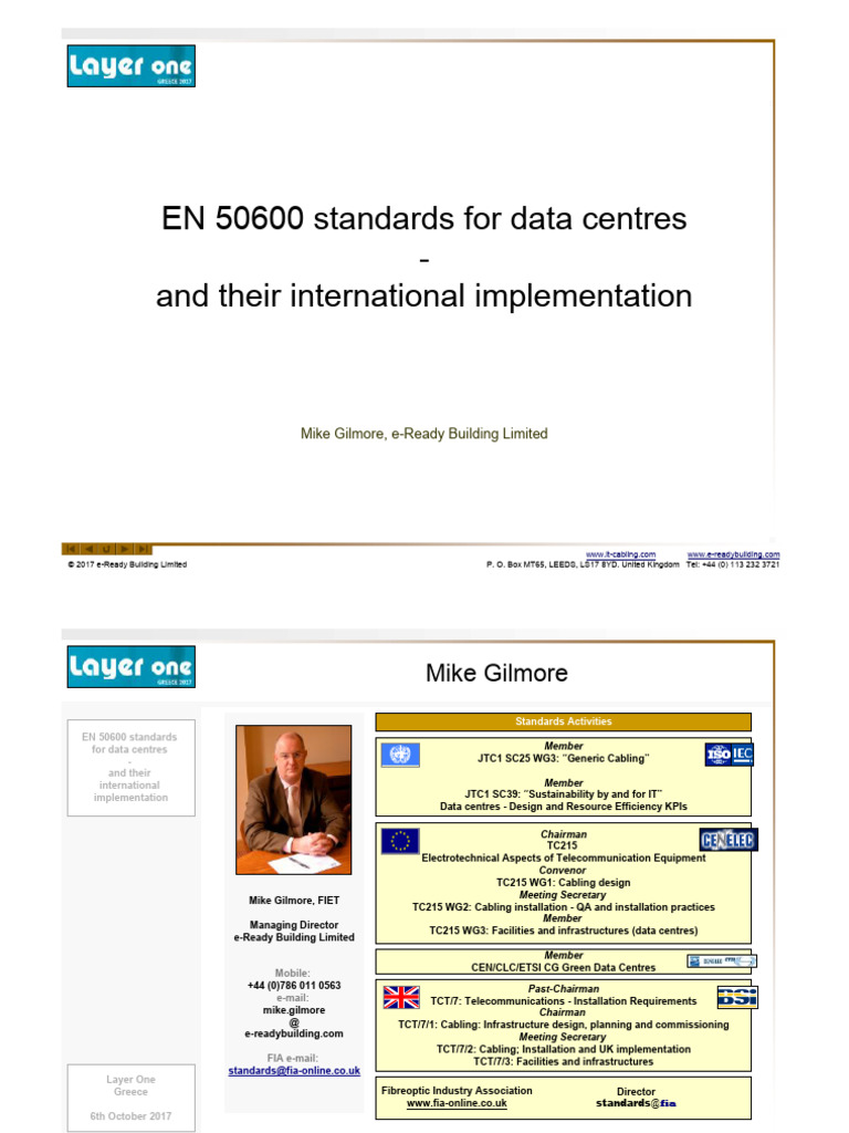 EN 50600 Data Centre Standards Guide | PDF | Data Center | Standardization