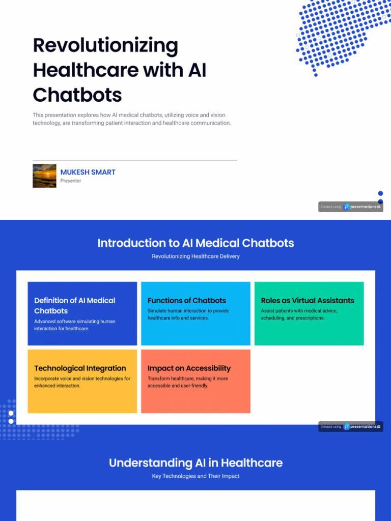 AI Medical Chatbots Revolutionizing Healthcare | PDF