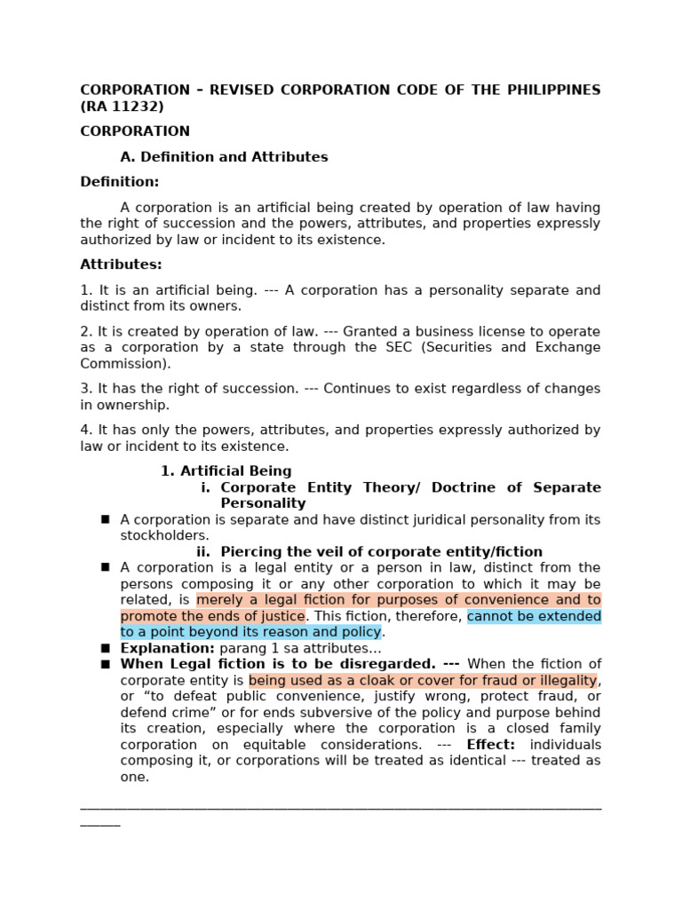 Corporation | PDF | Corporations | Stocks