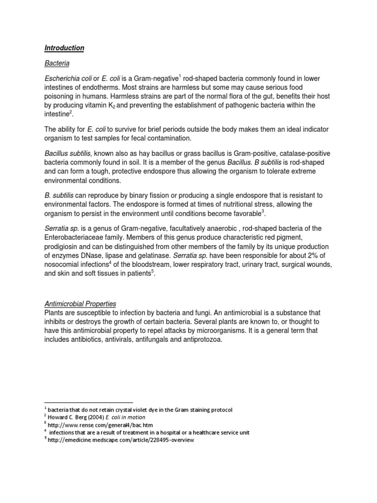 Pratical 4.3 - Antimicrobial Properties of Plants | PDF | Antimicrobial ...