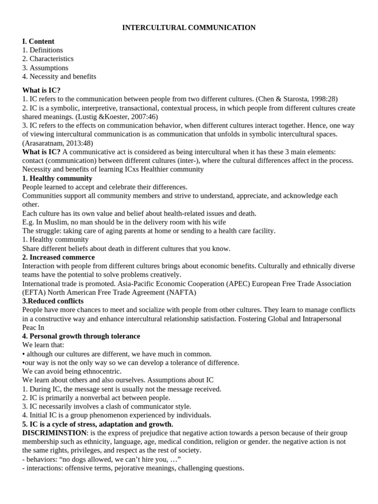Understanding Intercultural Communication | PDF | Nonverbal ...