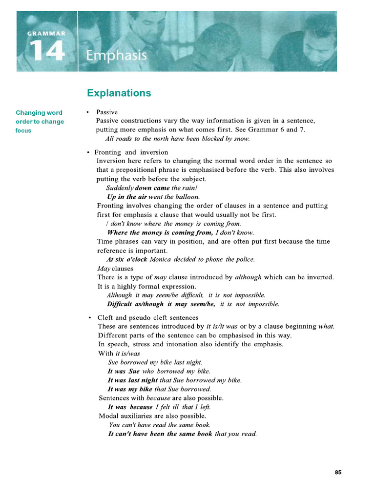 Emphasis | PDF
