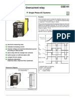 Current Relays Over Current CSE141