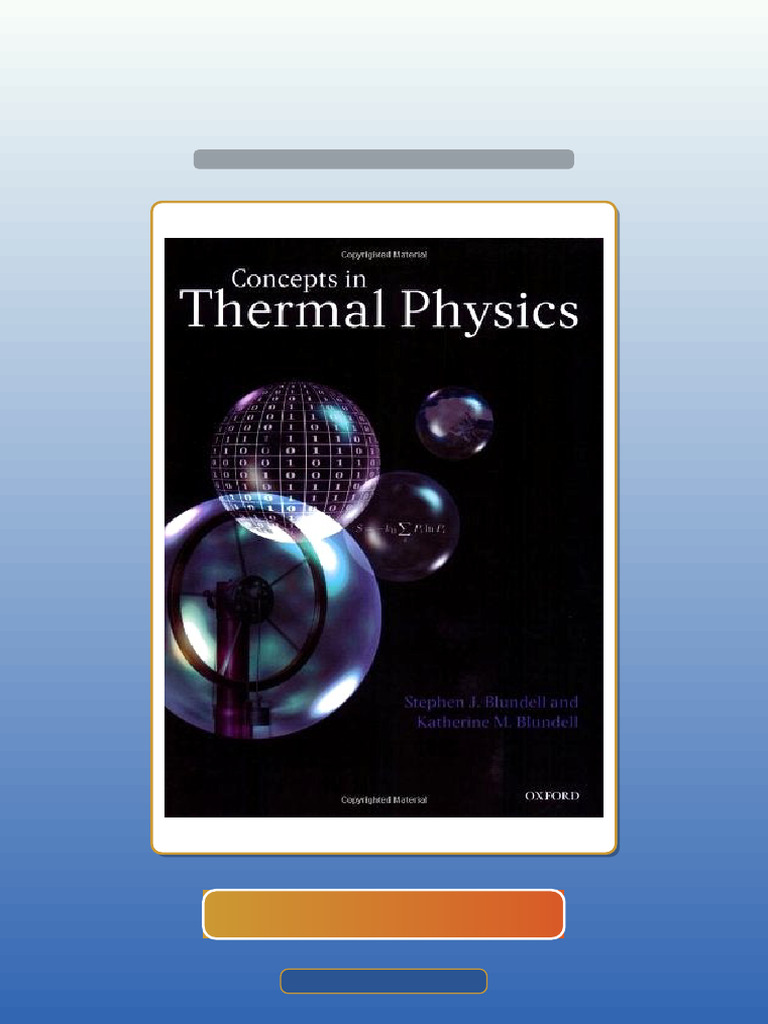 Concepts in Thermal Physics Ebook and TestBank Bundle Get It Now | PDF ...