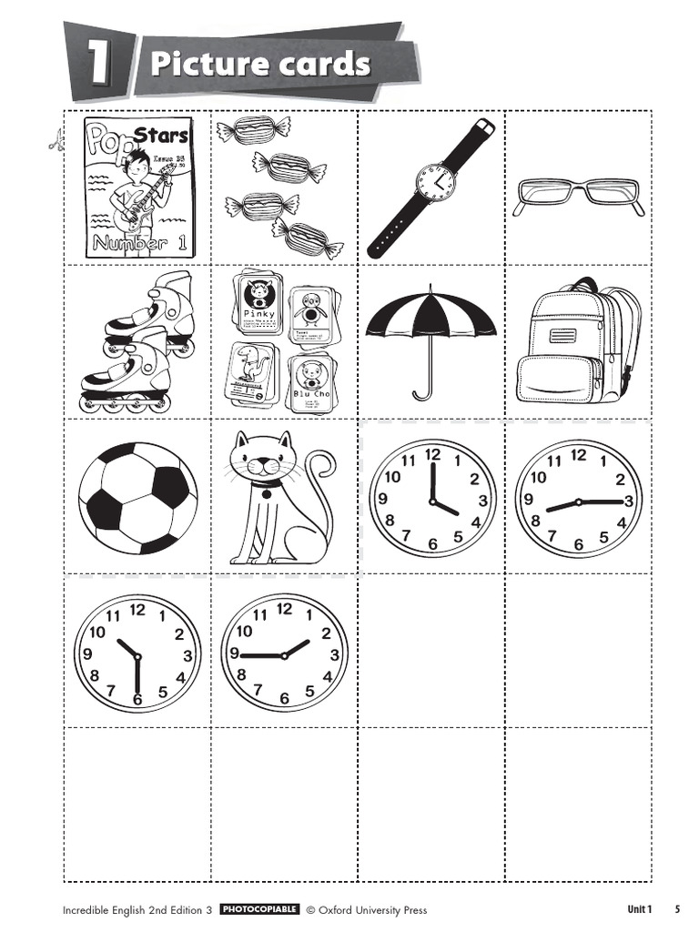 1 Picture Cards | PDF