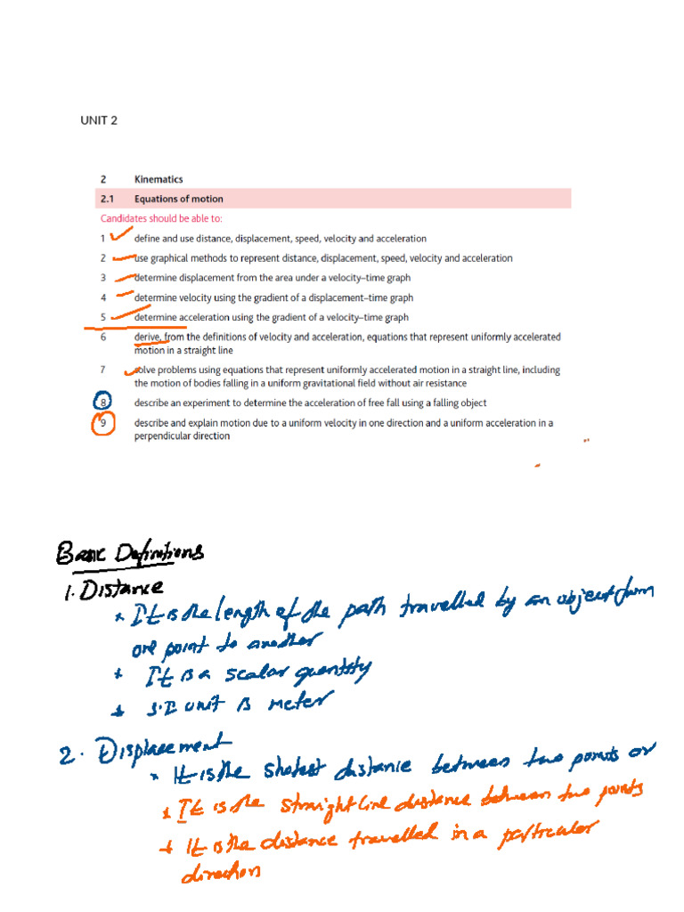 As Phy Unit 2 | PDF