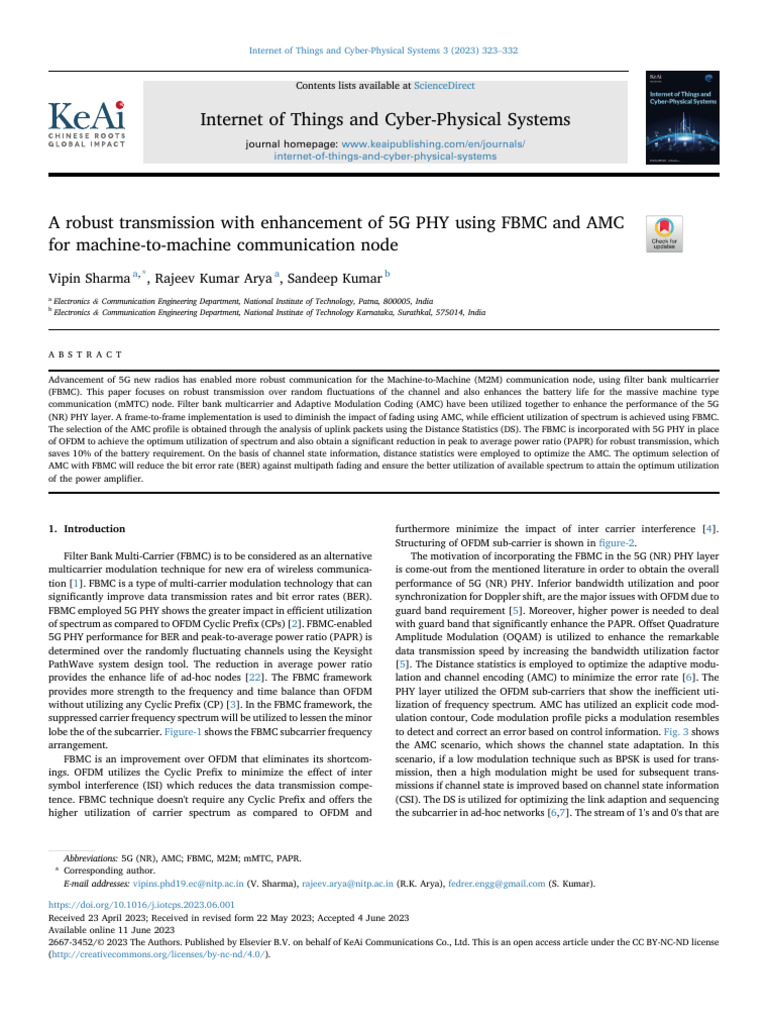 5G PHY Enhancement with FBMC and AMC | PDF | Orthogonal Frequency ...