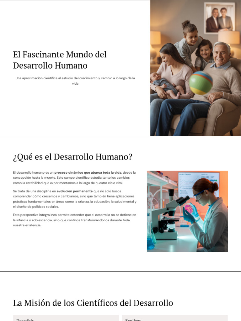 Desarrollo Humano: Etapas y Factores Clave | PDF | Adultos | Aprendizaje