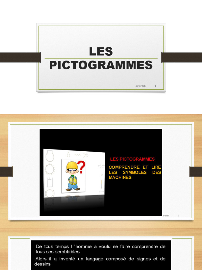 Comprendre les pictogrammes en 2025 | PDF