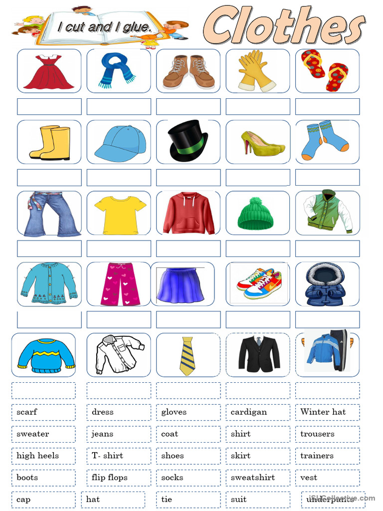 Clothing Item List and Categories | PDF
