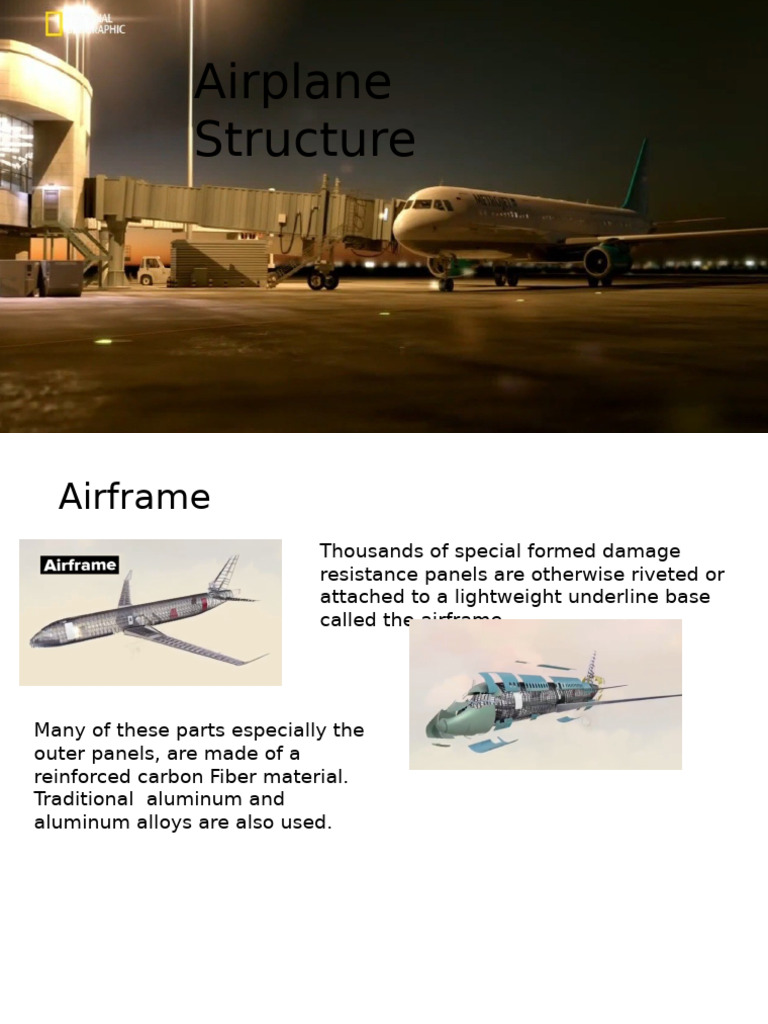 Airplane Structure and Materials Explained | PDF
