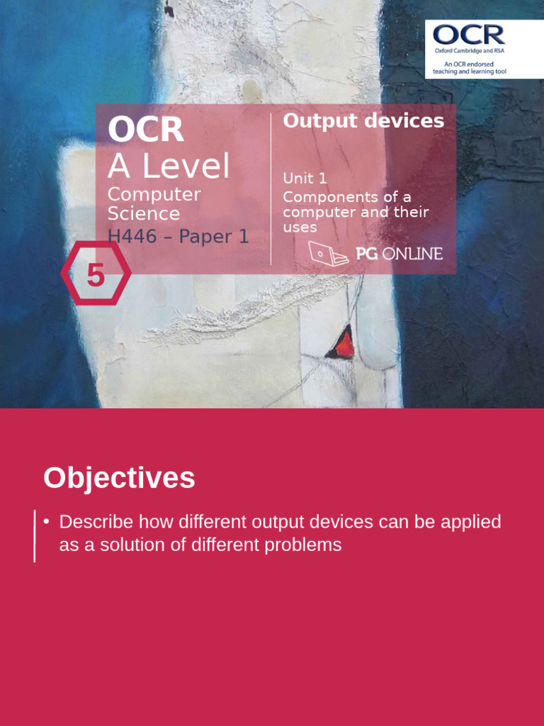 Computer Components T5 Output Devices | PDF | Printer (Computing ...
