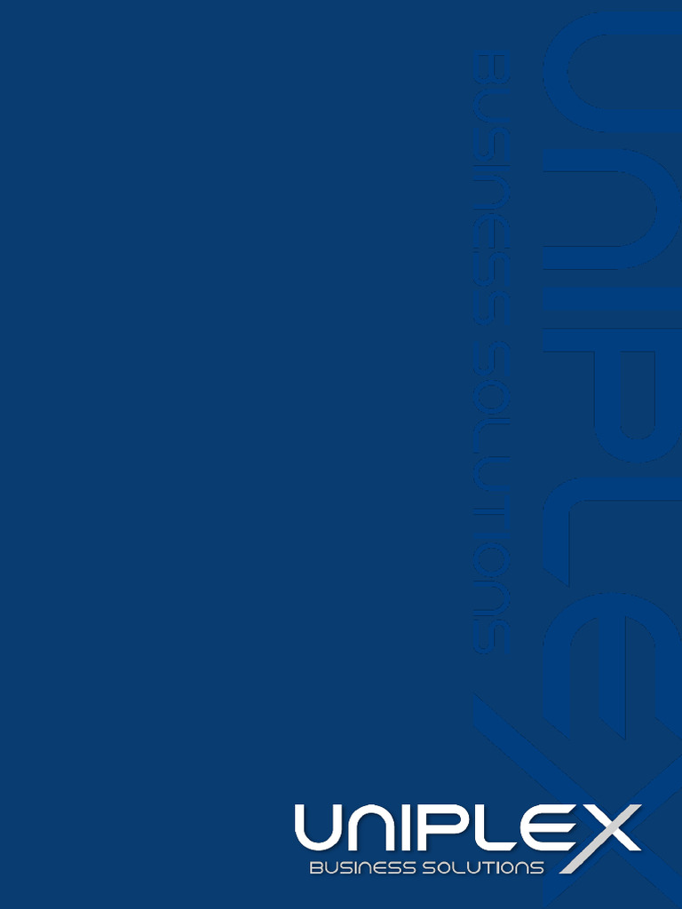 Uniplex: Soluciones Tecnológicas Efectivas | PDF | Inteligencia de ...