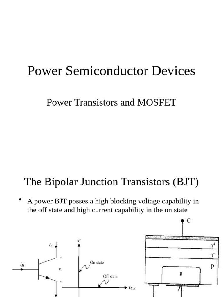 Power Semiconductor Devices Overview | PDF | Bipolar Junction ...