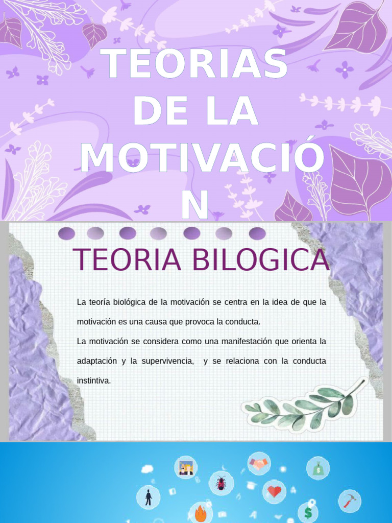 Teorias de La Motivacion | PDF | Motivacional | Motivación