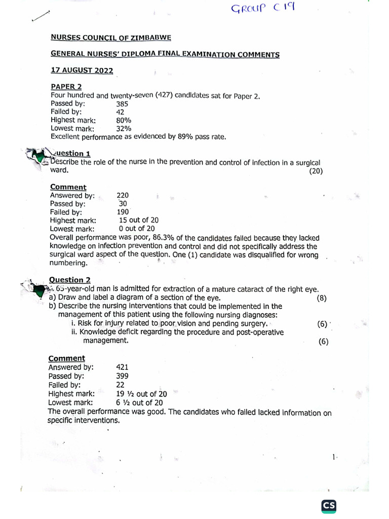 Comment August 2022 Paper 2 | PDF