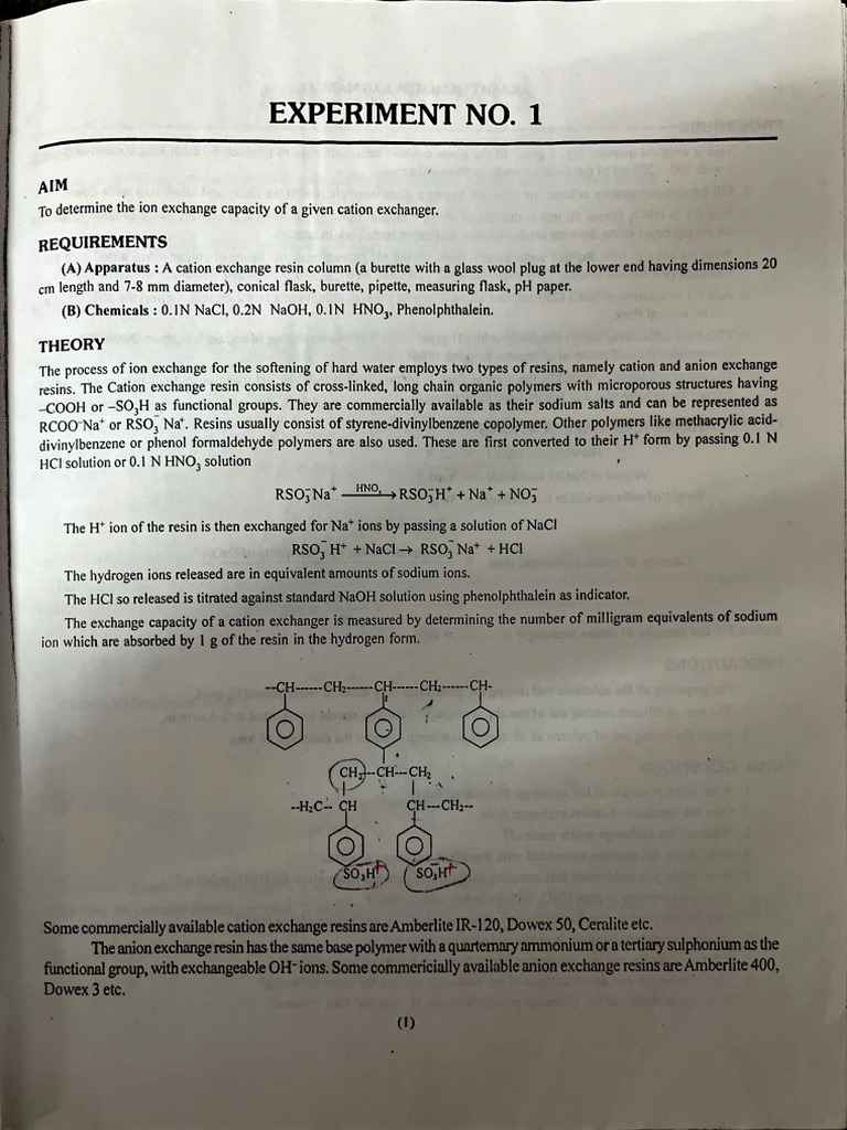 Chemistry Lab File | PDF