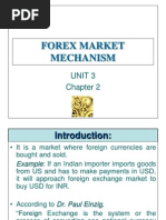 Forex Market Mechanism: Unit 3