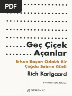 Rich Karlgaard - Geç Çiçek Açanlar | PDF