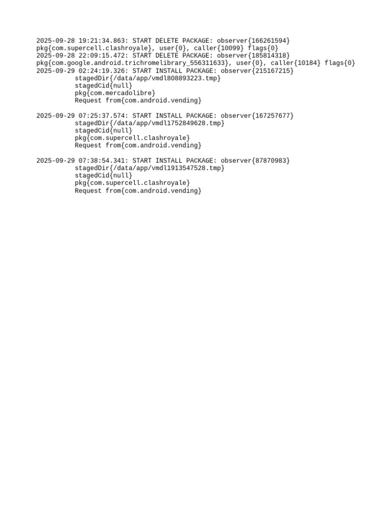 PM Debug Info | PDF