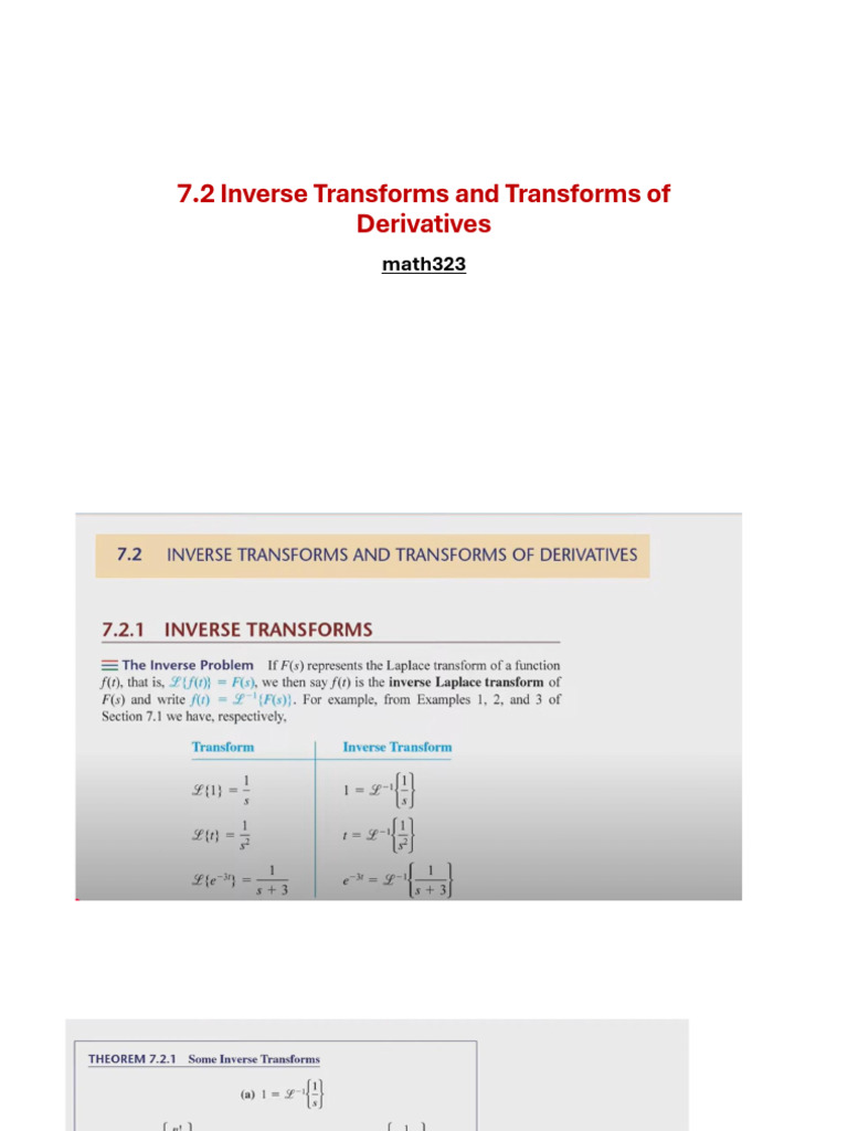 Inverse Transform | PDF
