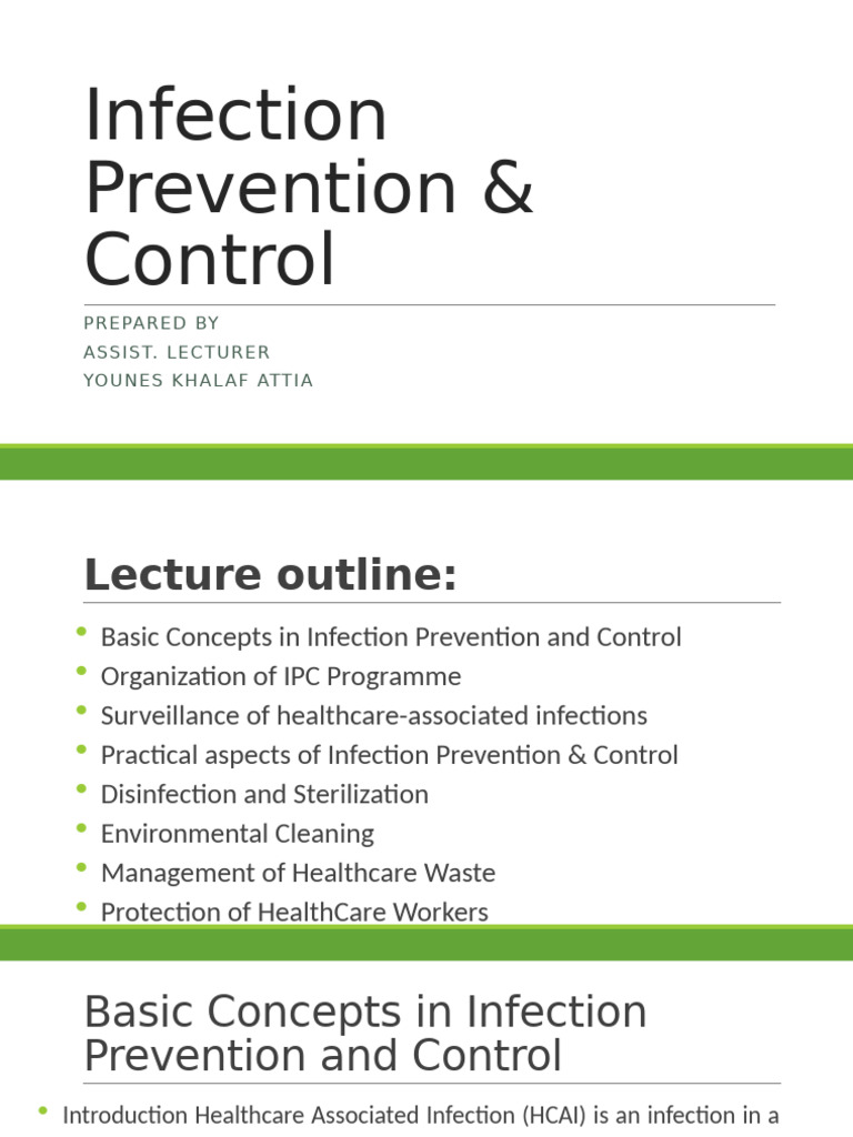 Infection Prevention & Control Guide | PDF | Hospital Acquired ...