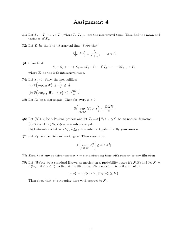 Assignment 4 | PDF