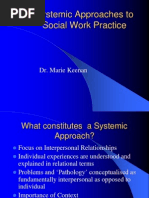 2011 Lecture 1 and 2 Introduction to Systemic Approaches and Structural Family Therapy