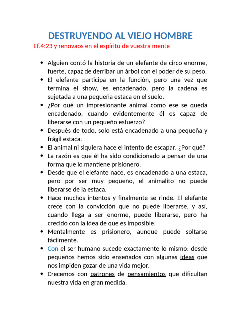 Renueva tu mente y transforma tu vida | PDF | Cristo (título) | Pensamiento
