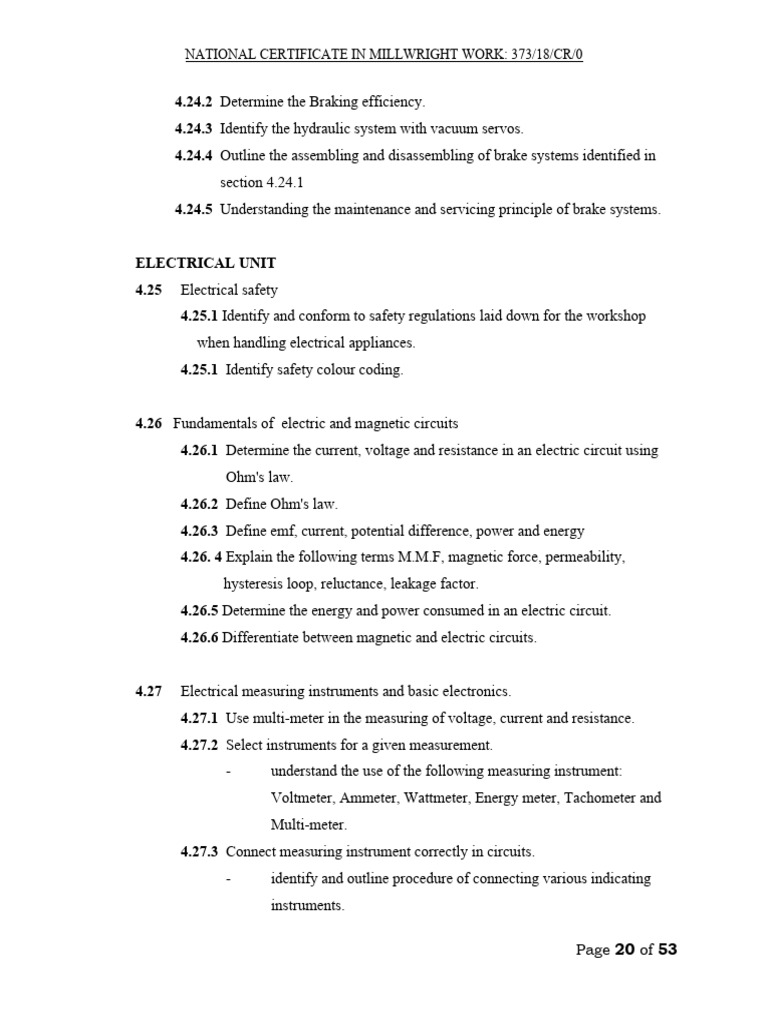 Electrical Part | PDF