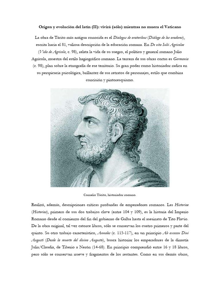 Origen y Evolución Del Latín 2 | PDF | latín | Traducciones