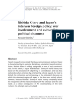 Nishida Kitaro and Japan's Interwar Foreign Policy - Kosuke Shimizu