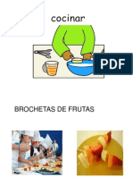 brochetas de frutas