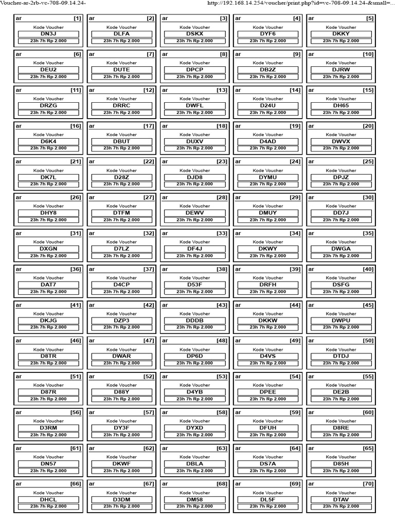Voucher Ar 2rb VC 708 09.14.24 | PDF