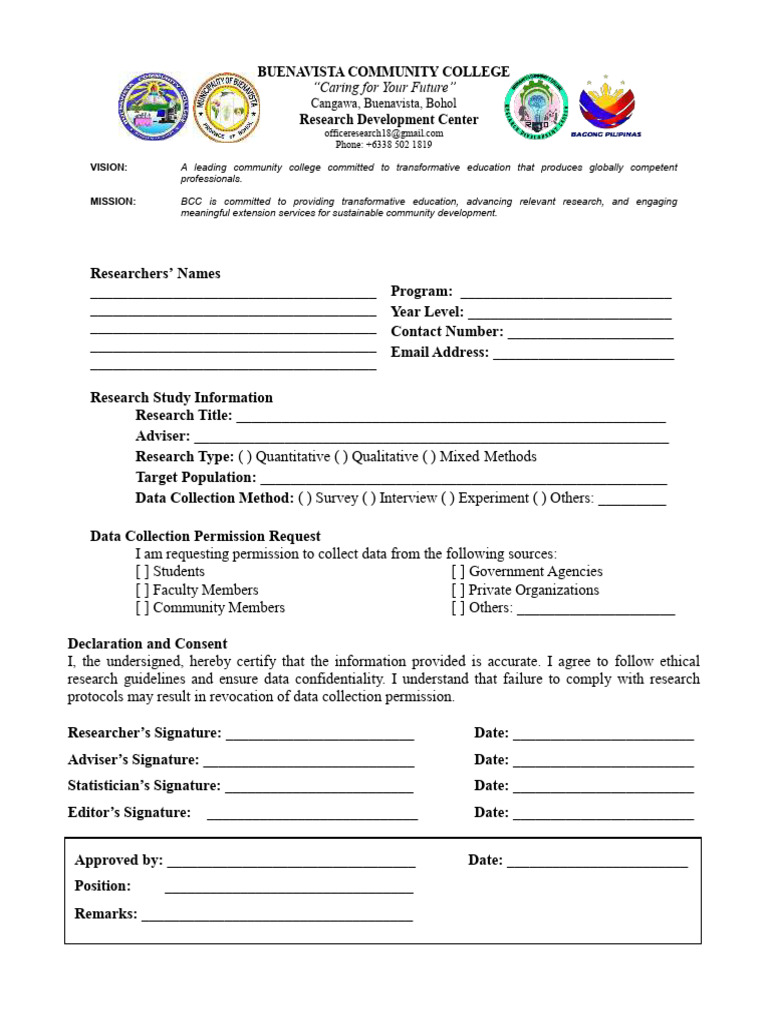 Data-Collection-Form | PDF | Data Collection | Scientific Method