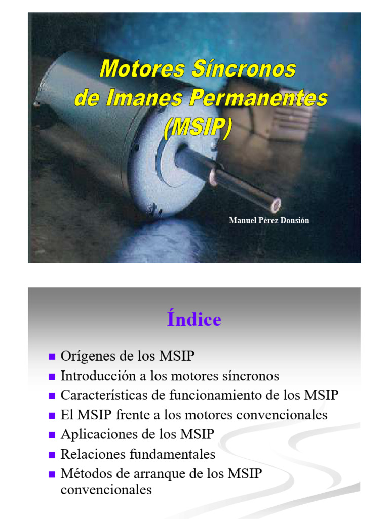 Presentación-MSIP | PDF | Inversor de energia | Vector Euclidiano