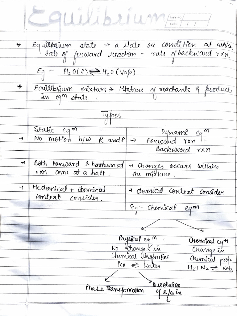 Equilibrium | PDF