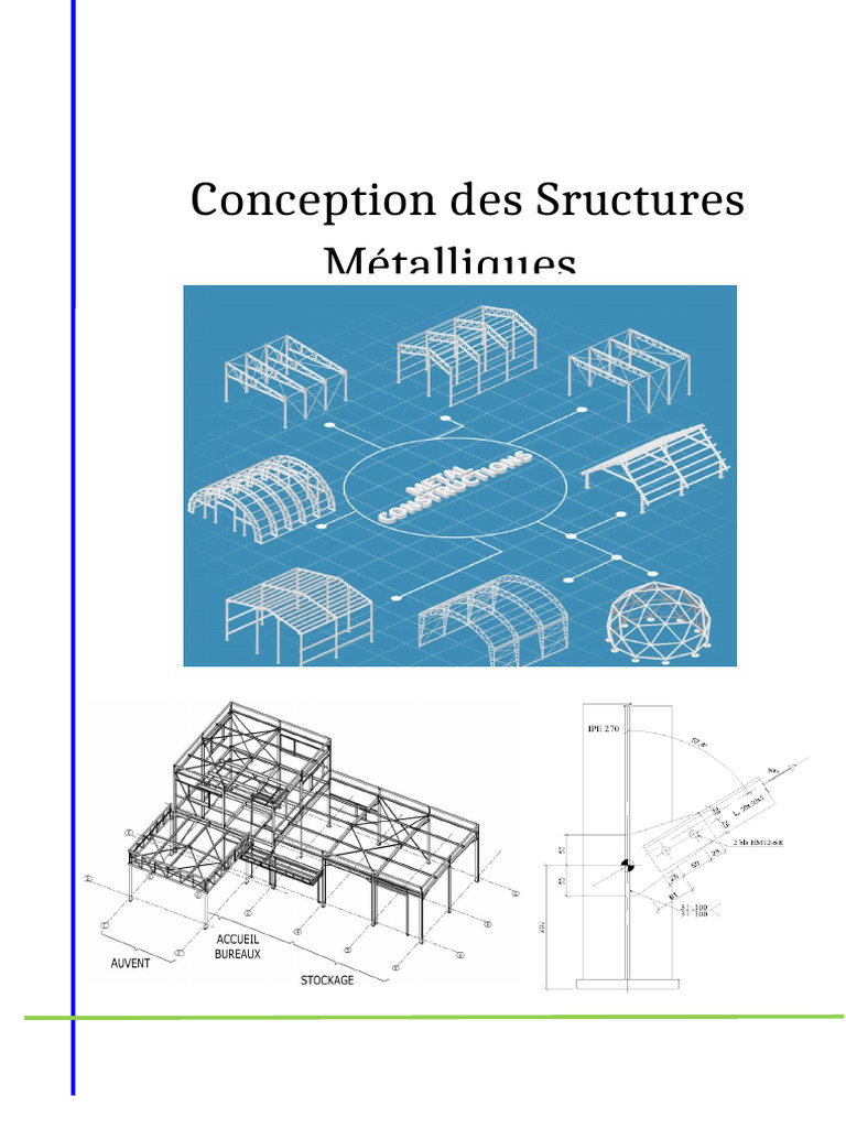Conception des Structures Métalliques | PDF | Pont | Treillis (assemblage)
