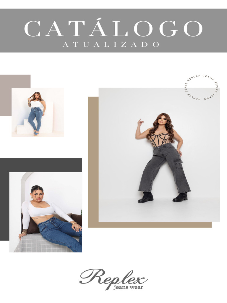 Catálogo Atualizado Replex Jeans | PDF | Tecnologia bancária | Pagamentos