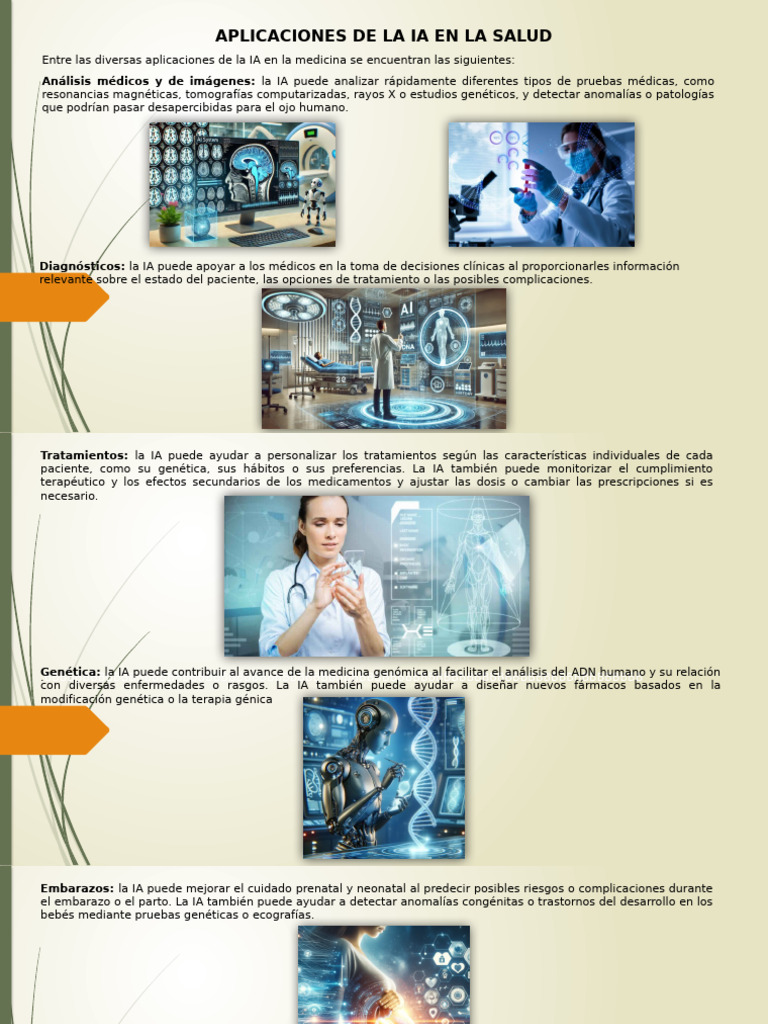 IA en Salud: Innovaciones y Beneficios | PDF | Inteligencia artificial ...