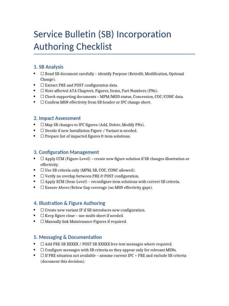 SB Incorporation Checklist | PDF