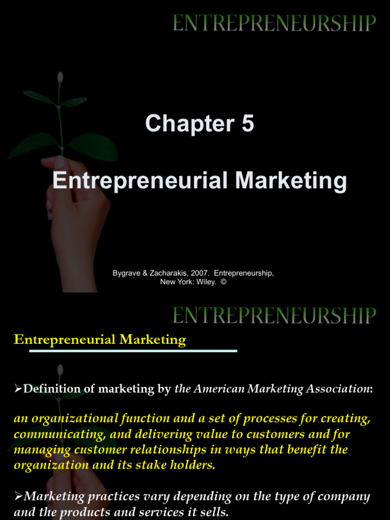 Entrepreneurial Marketing Strategies Explained | PDF | Entrepreneurship ...