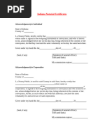 Colorado Notary Acknowledgment Formats | PDF