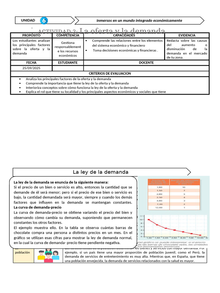 Factores Clave de Oferta y Demanda | PDF | Oferta (economía) | Oferta y ...