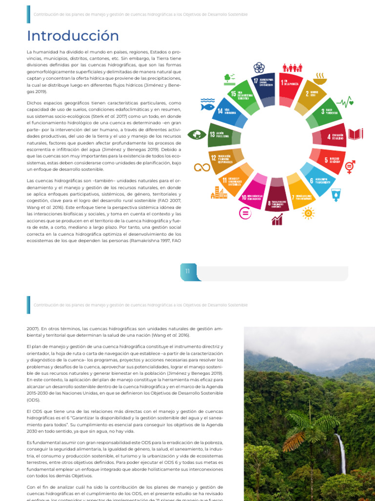 Gestión de Cuencas y ODS Sostenibles | PDF | Sustentabilidad ...