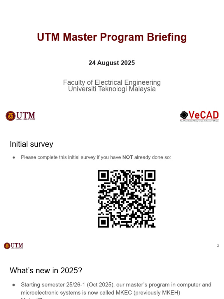 MKEC Master's Program Overview 2025 | PDF | Computing | Computer ...