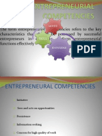 Entrepreneurial Competencies