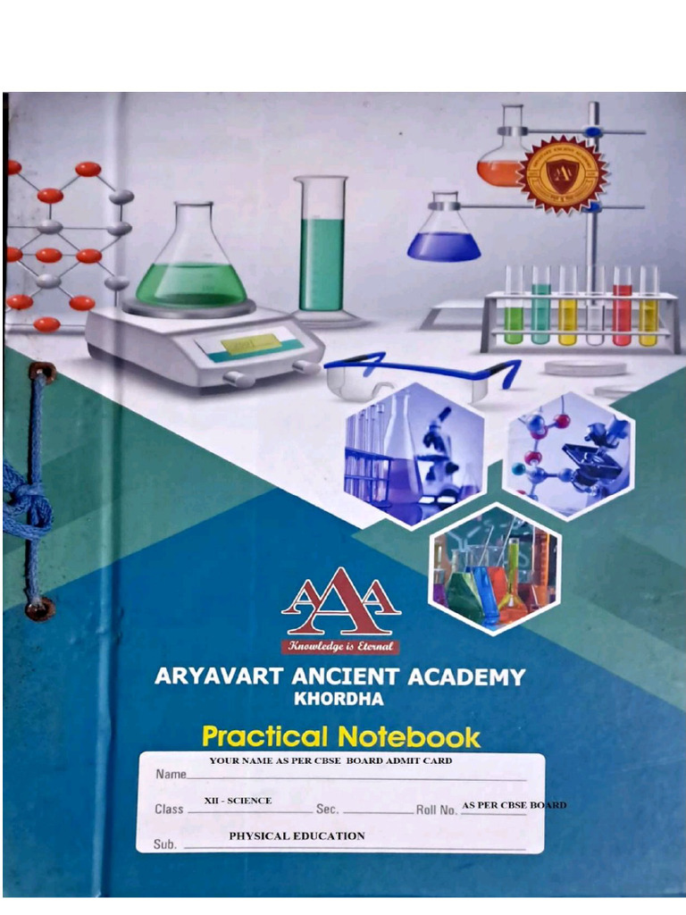 Class 12 P Ed. Practical File 1,2,3 | PDF