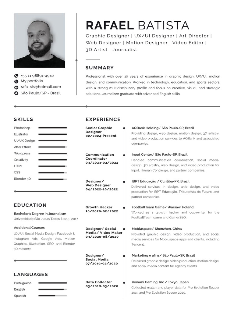 En Rafael CV 2025 Compressed PDF | PDF | Web Development
